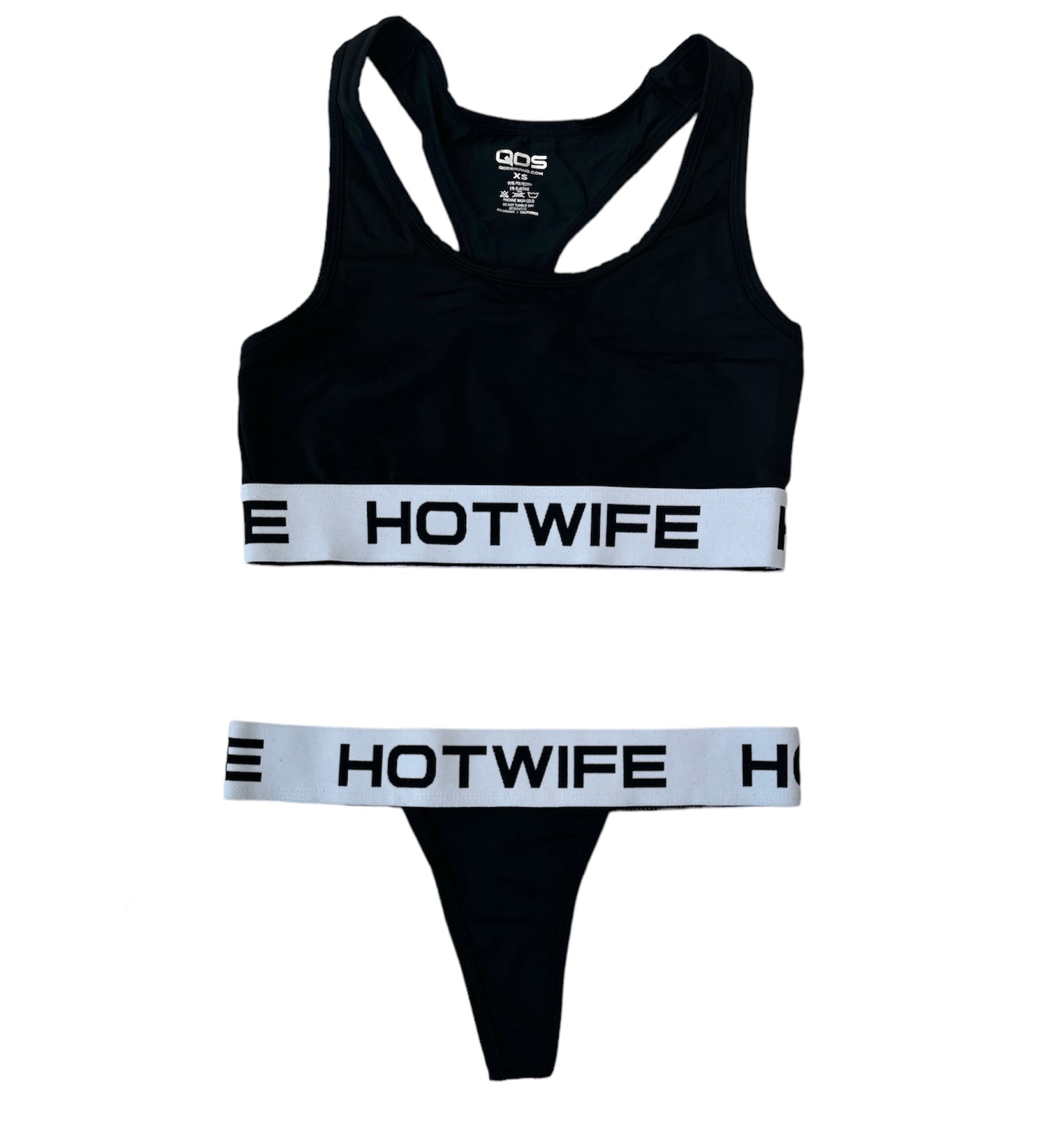 Hotwife Set - 2-Piece Top & Thong Lingerie | QOS Brand Hotwife Set - 2-Piece Top & Thong Lingerie | QOS Brand