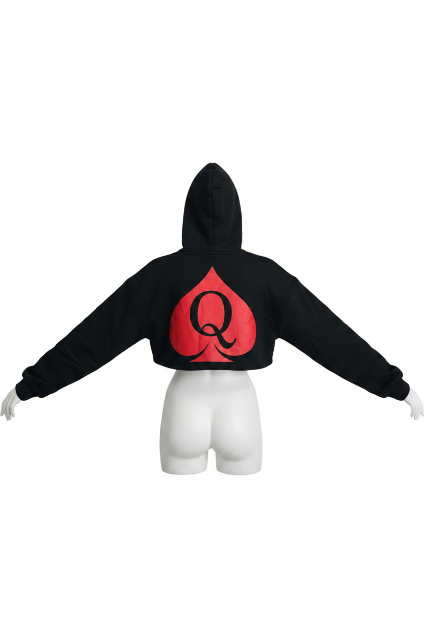 QOS Crop-Top Hoodie
