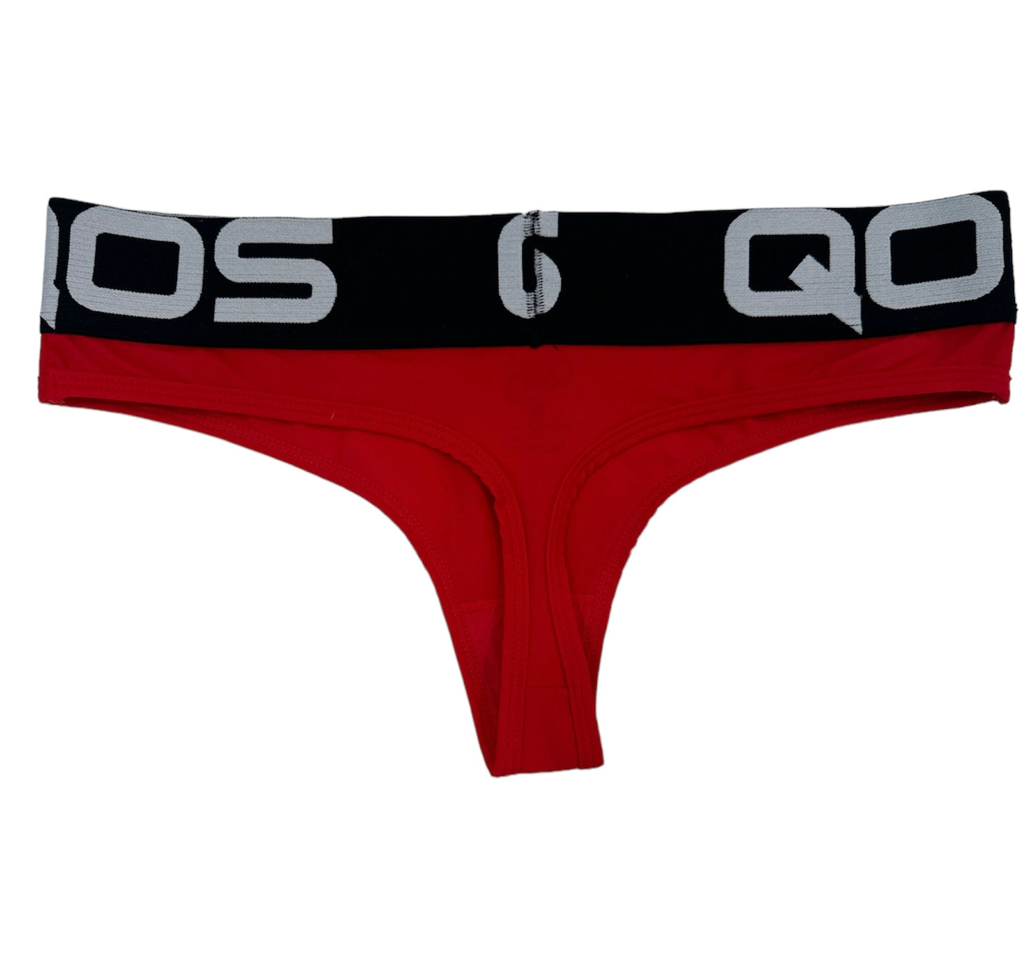 QOS Queen of Spades Bold Logo Band Sports Bralette Set — Wicked-X Red