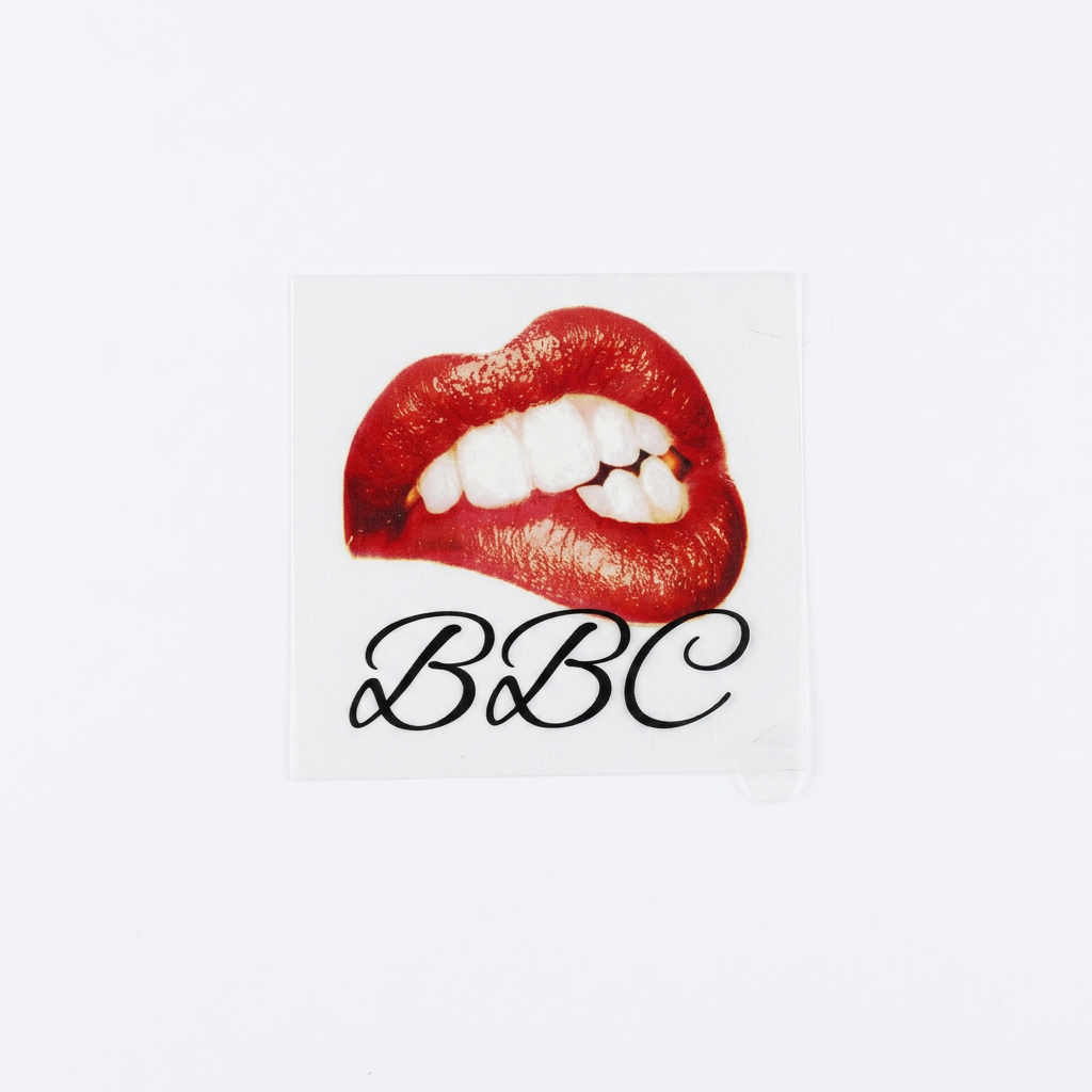 QOS BBC Lips Temporary Tattoos