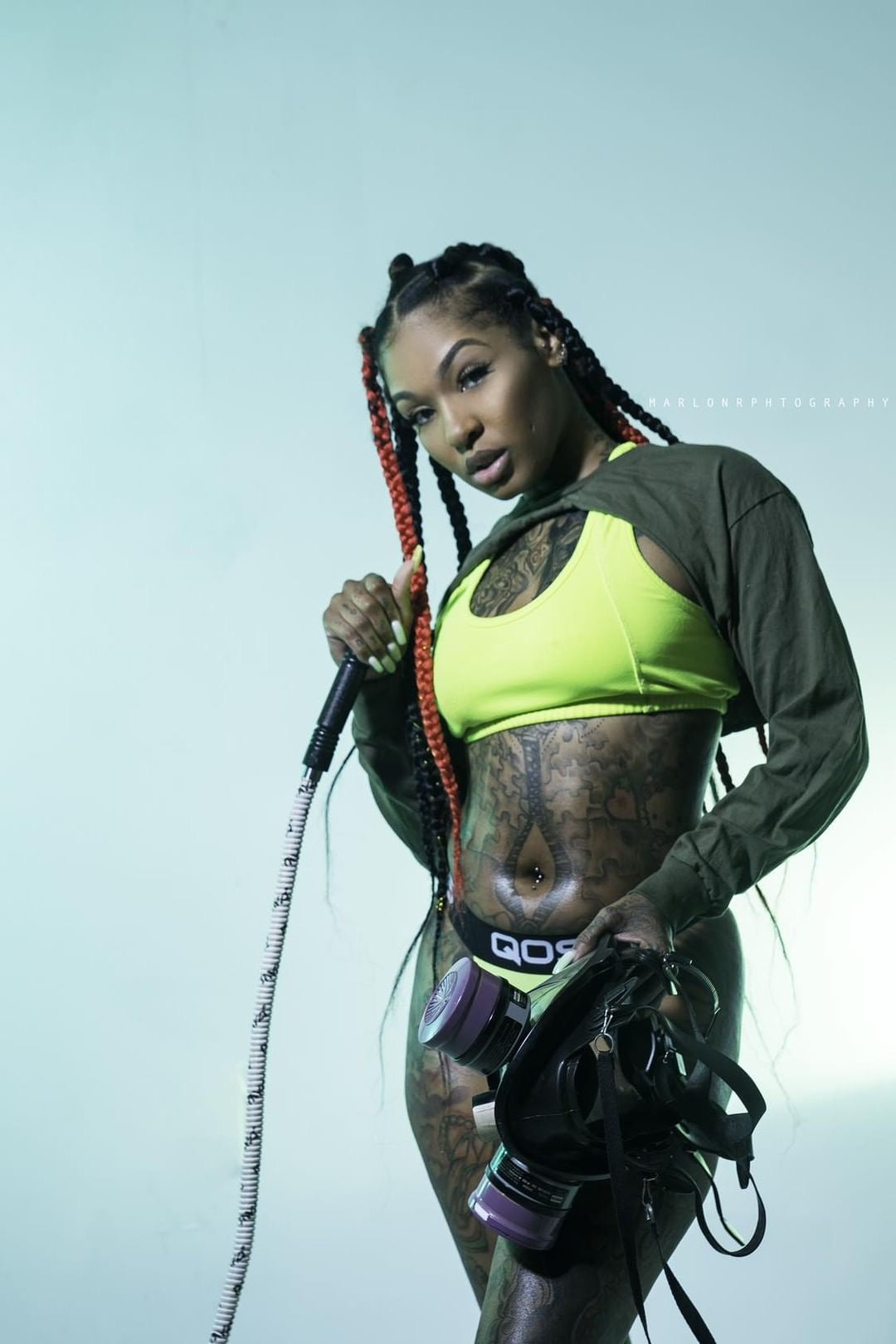 Neon Green QOS Thong