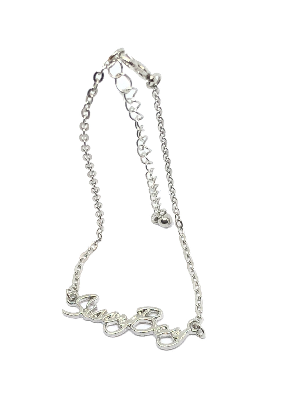 QOS - Cursive SISSY BOY Chain Bracelet