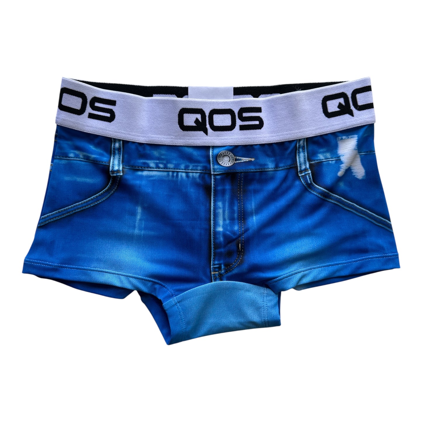 QOS Booty Shorts Trunks - Denim