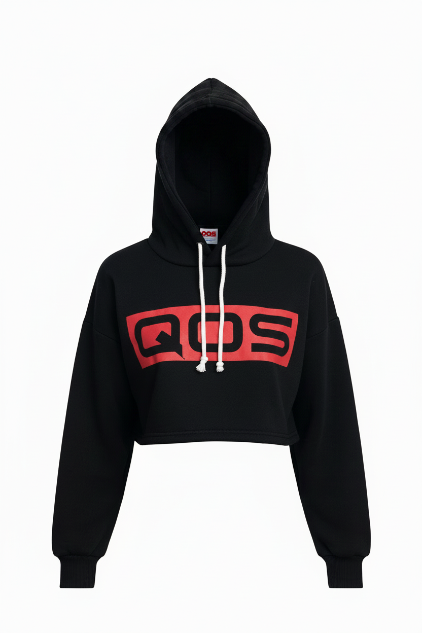 QOS Crop-Top Hoodie