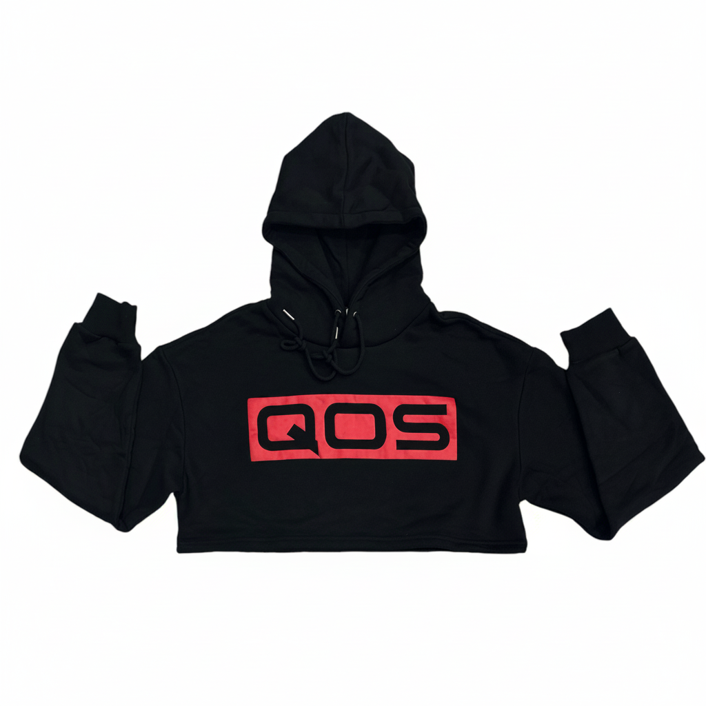 QOS Crop-Top Hoodie