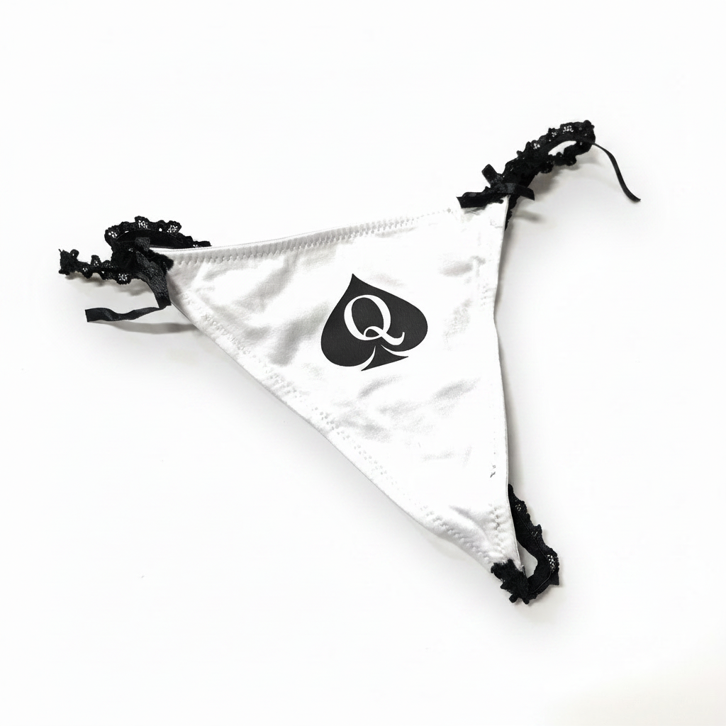 QOS Stringtanga aus Baumwollspitze