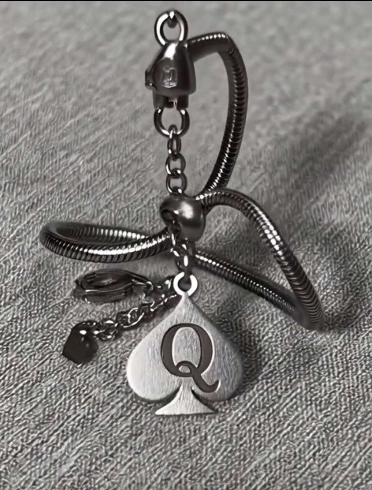 QOS Chain Anklet Snake-Style Charm