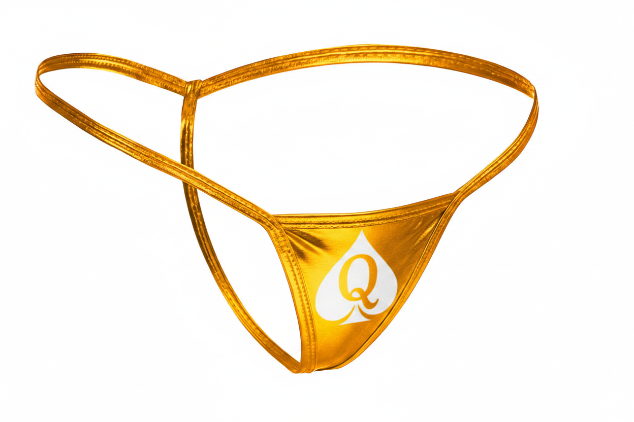 Metallic Gold QOS G-String