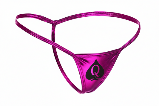 Metallic Hot Pink QOS G-String