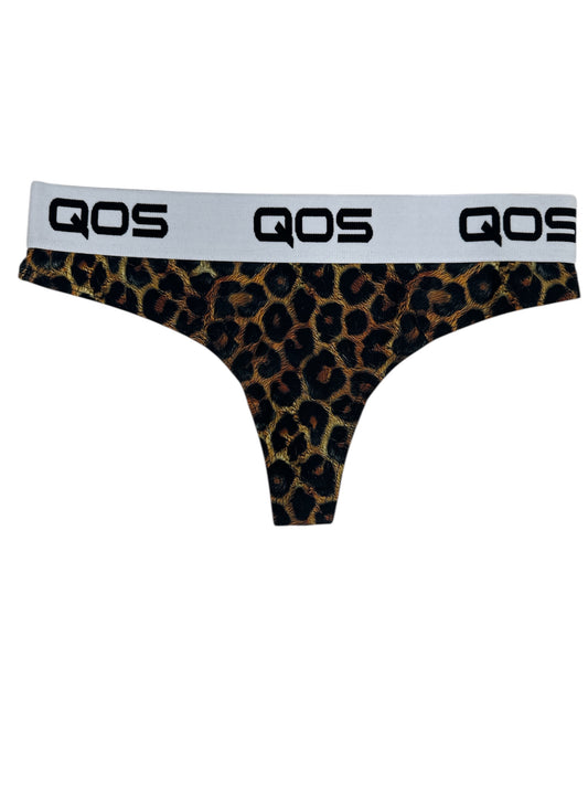QOS Thong - Leopard Print