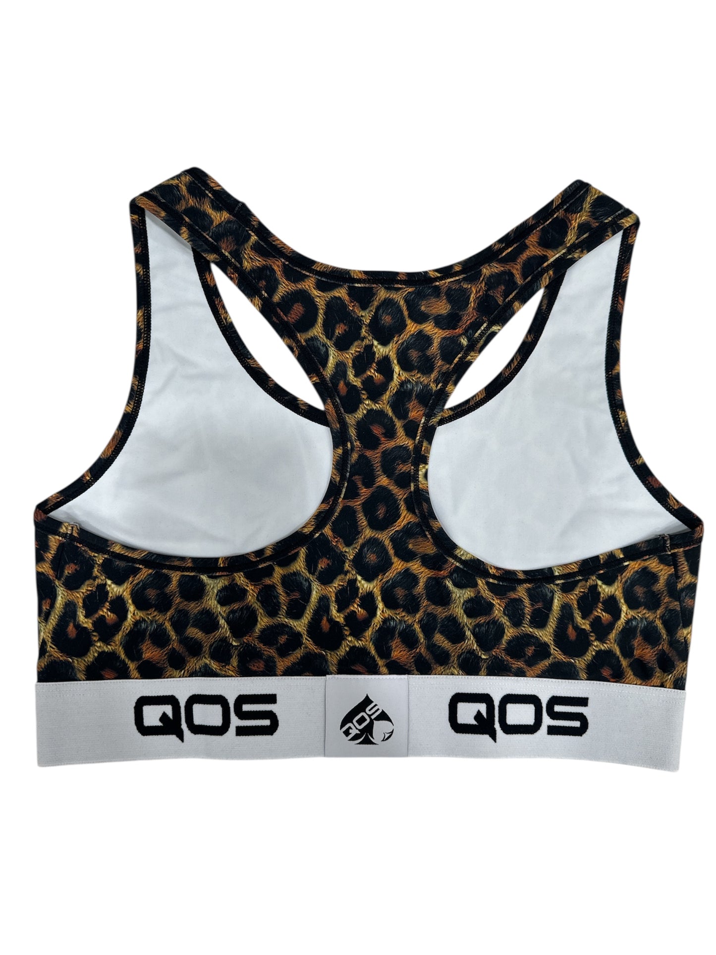 QOS Sports Top - Leopard Print