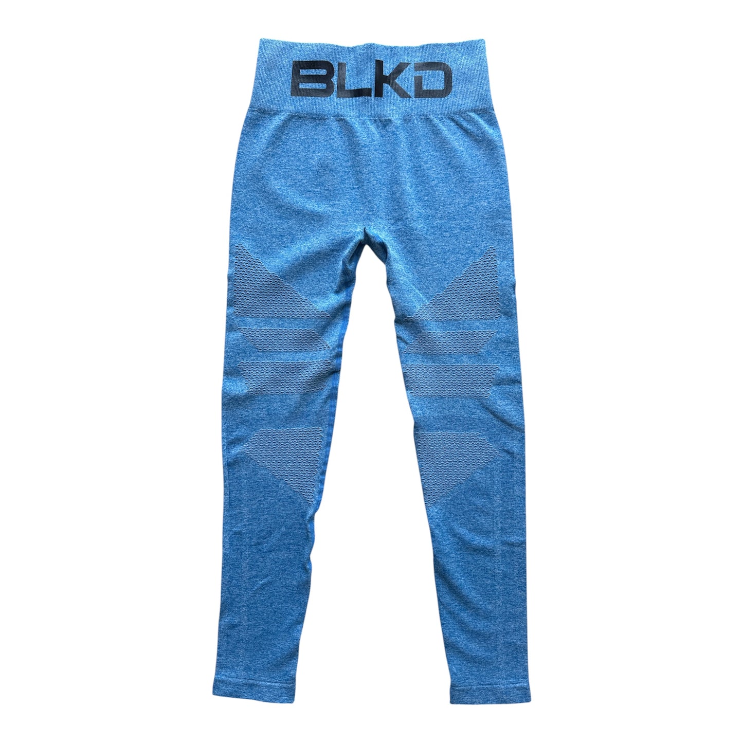 BLKD Seamless Yoga Set — Blue 2-Piece Activewear