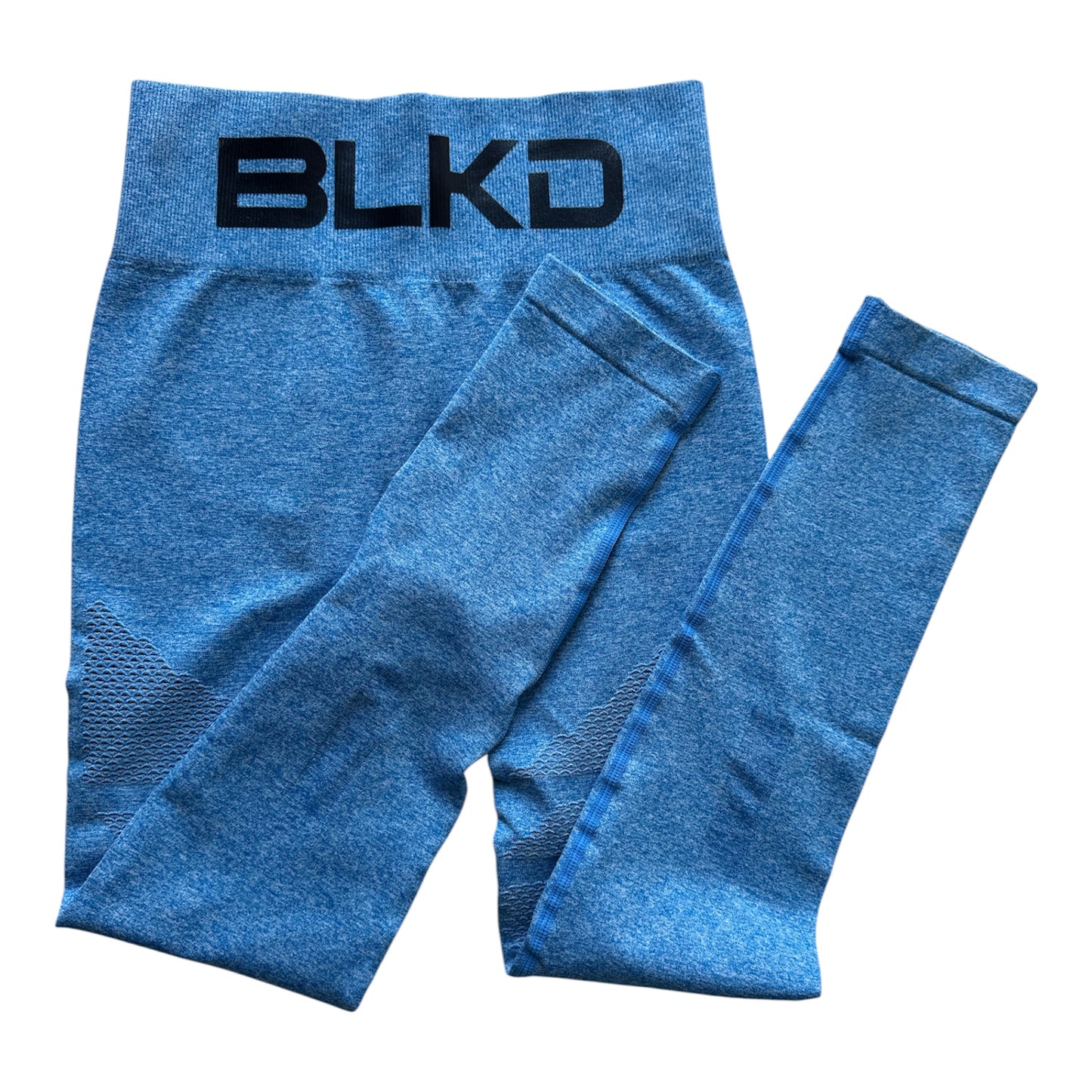 BLKD Seamless Yoga Set — Blue 2-Piece Activewear