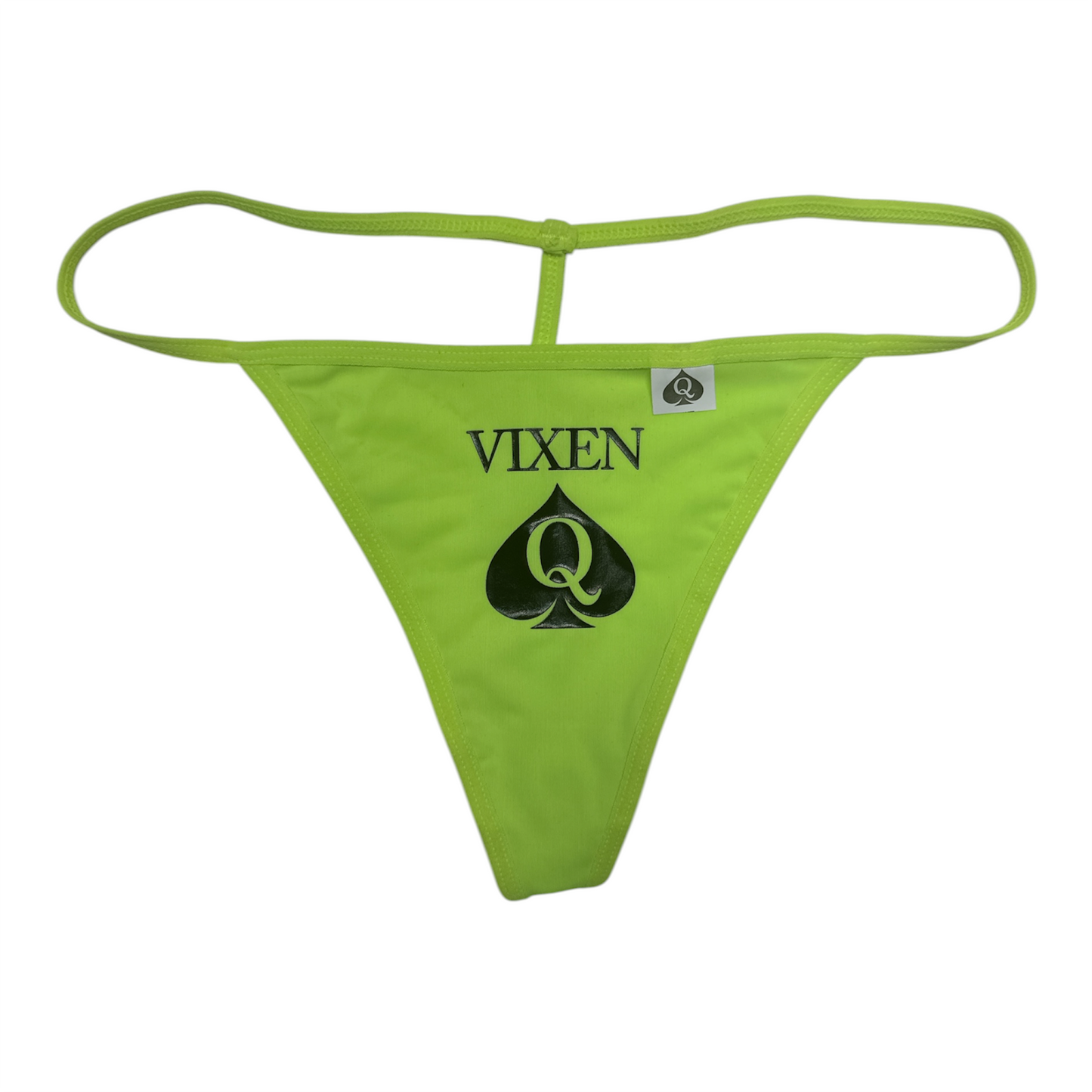 Neon Green Vxen QOS G-String