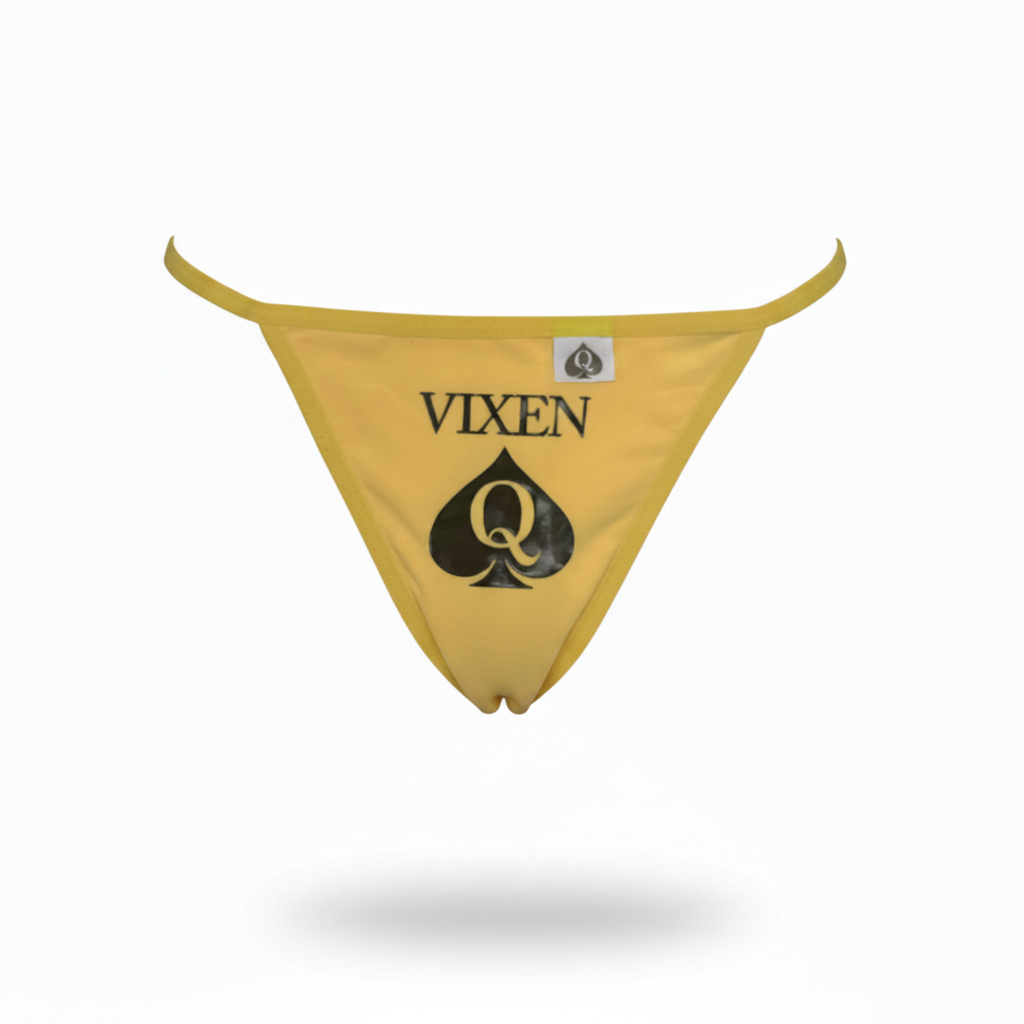 QOS Yellow VIXEN G-String