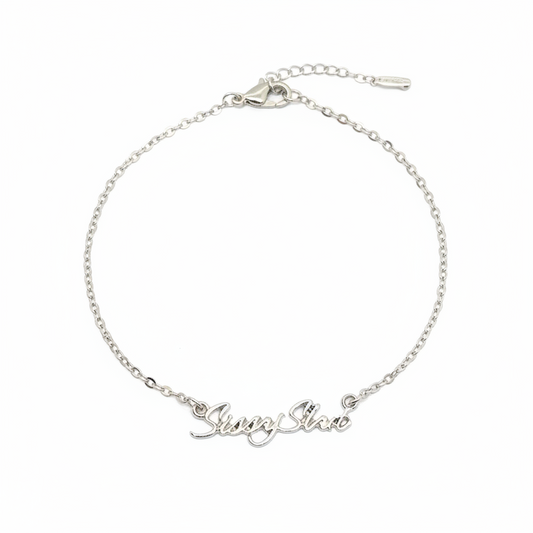 Naughty Cursive SISSY BOLD Chain Bracelet