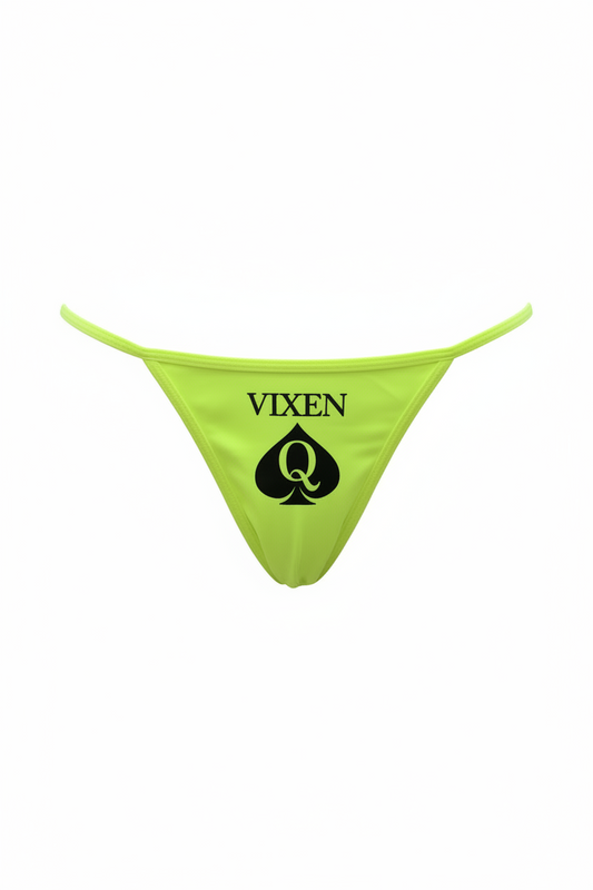 Neon Green Vxen QOS G-String