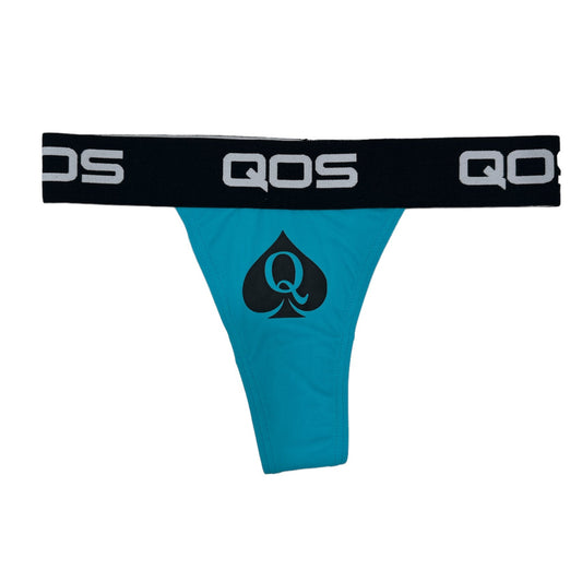 QOS BRAND Perizoma Regina Di Spade - Icona Rosa/Nera, Taglia 2XL, Poliestere/Spandex - Foto 1