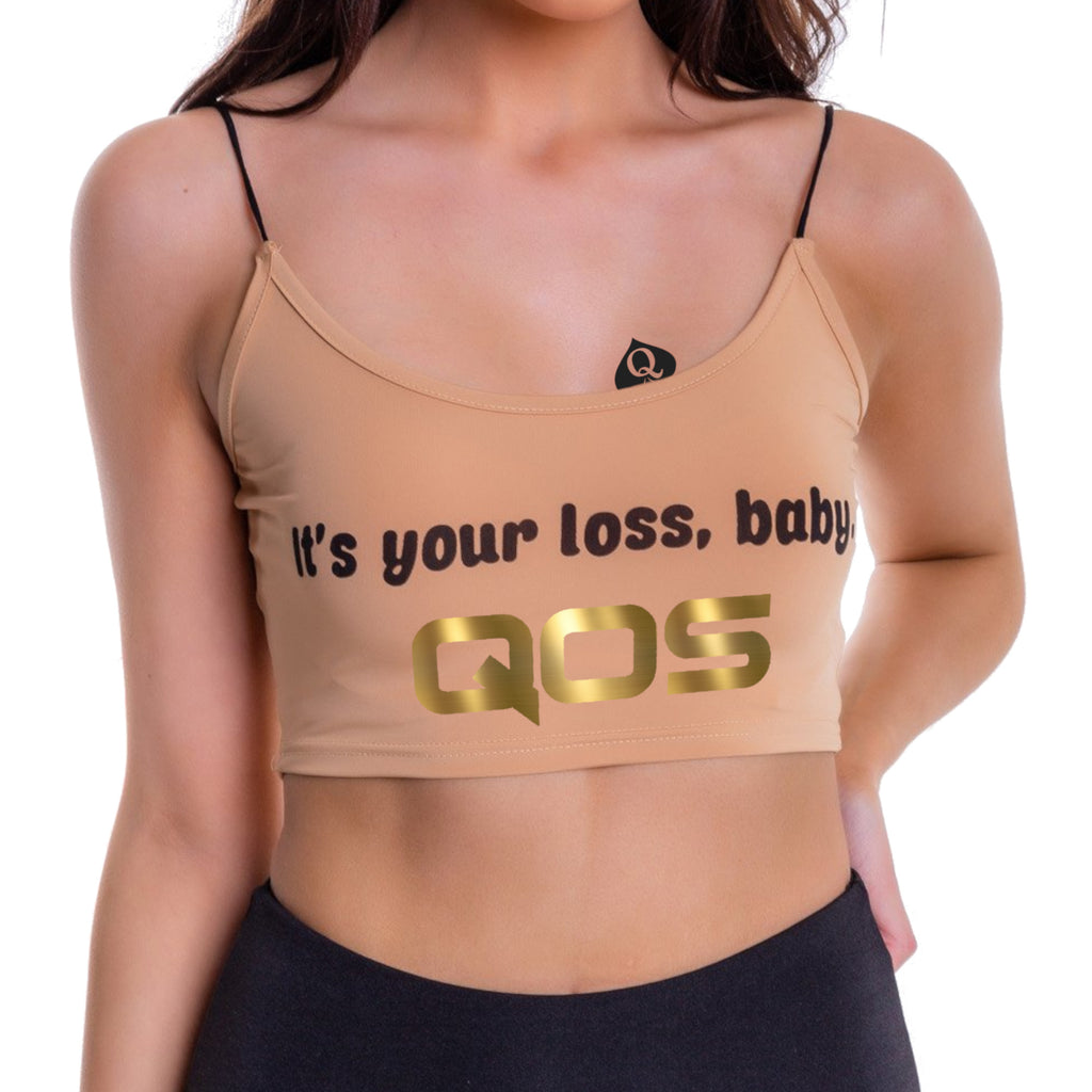 It's Your Loss, Baby. QOS Strappy Tank Top