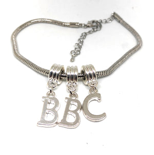 QOS - BBC - Silver Euro Snake Bracelet or Anklet - Twink, Top, Vixen, Slut, Hotwife