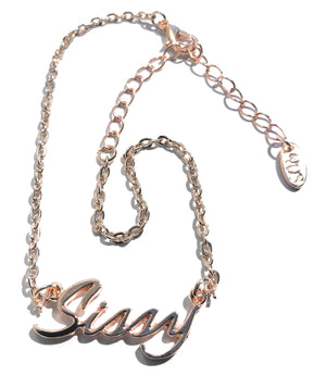 QOS - Rose Gold "Sissy" Chain Anklets