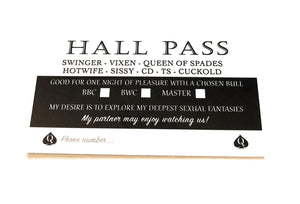 THE ULTIMATE HALL PASS CARD - Make Desires Come True