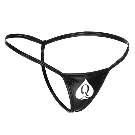 Black Metallic QOS G-String