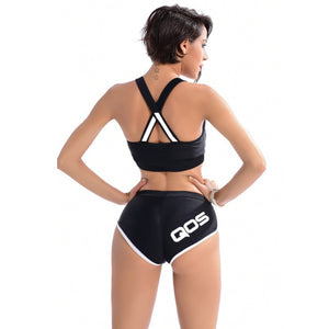 QOS Brand - Queen Of Spades 2 Piece Sexy Workout Outfit