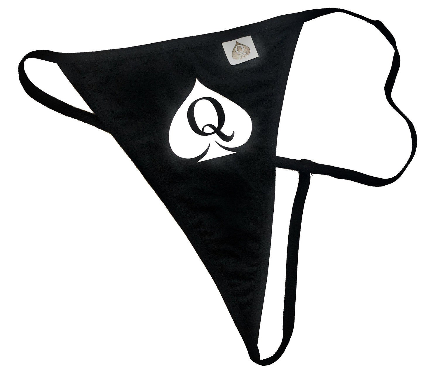 Black QOS Queen Of Spades G-String