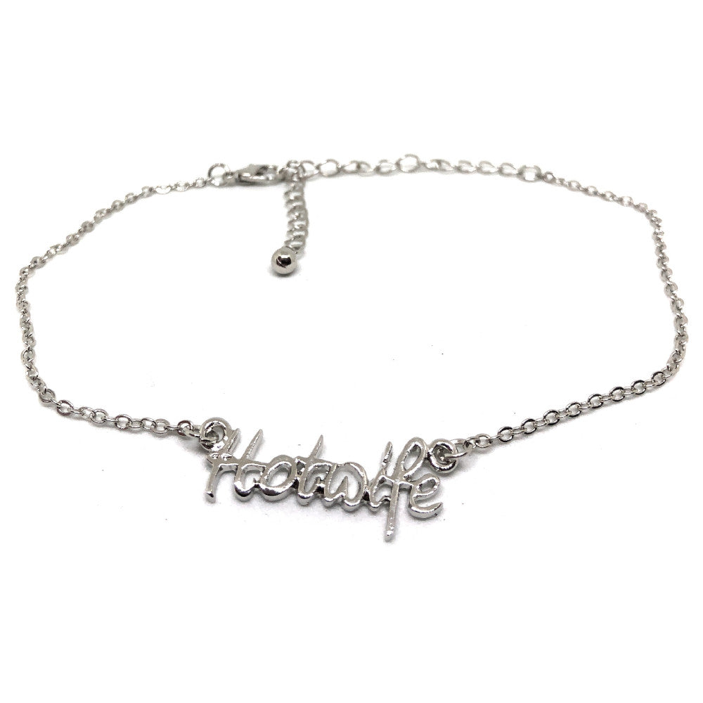 QOS - Hotwife Charm - Chain Anklets - Gld, Slvr or Blk