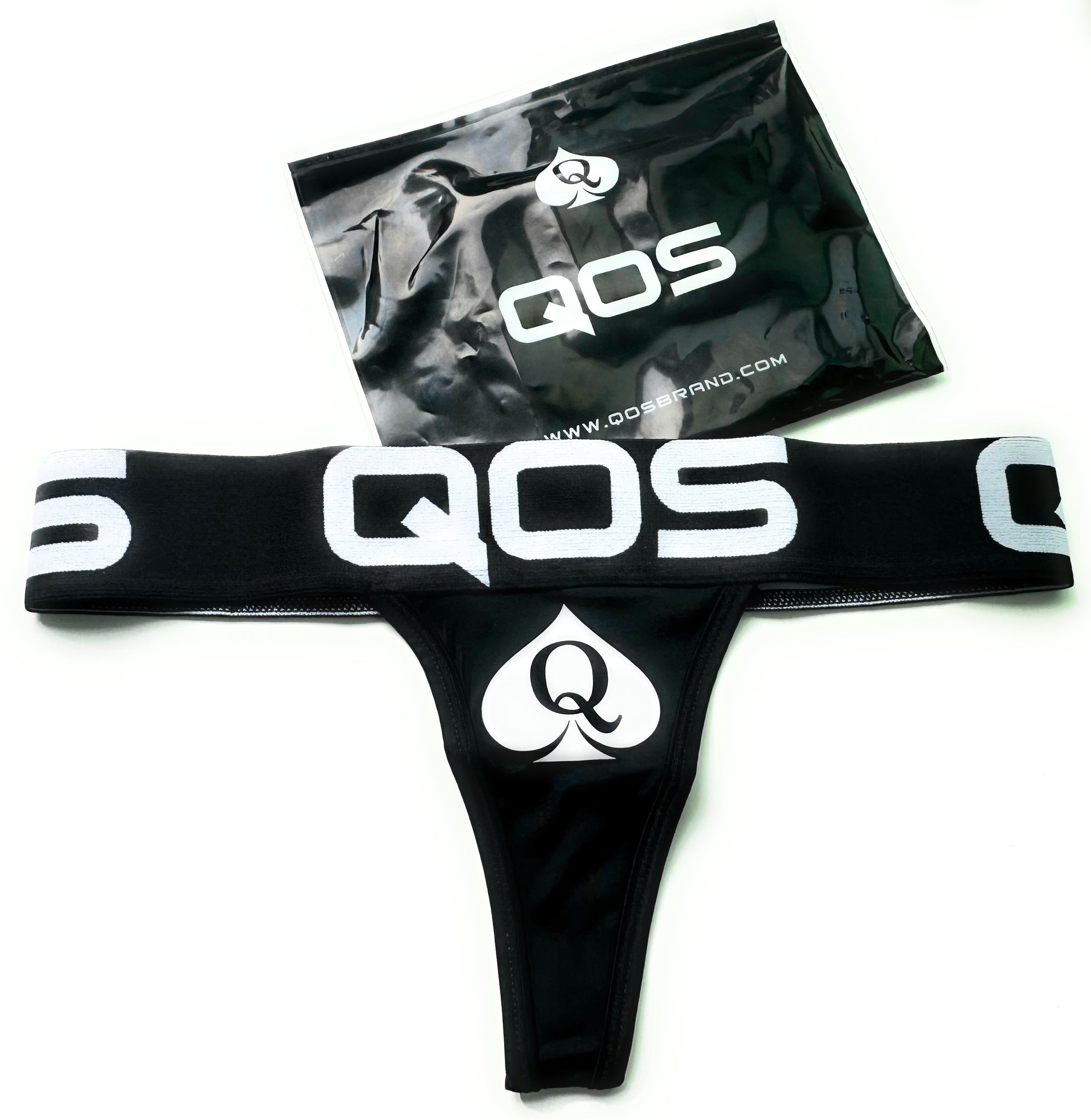 Black QOS Brand V2 Bold - Queen Of Spades