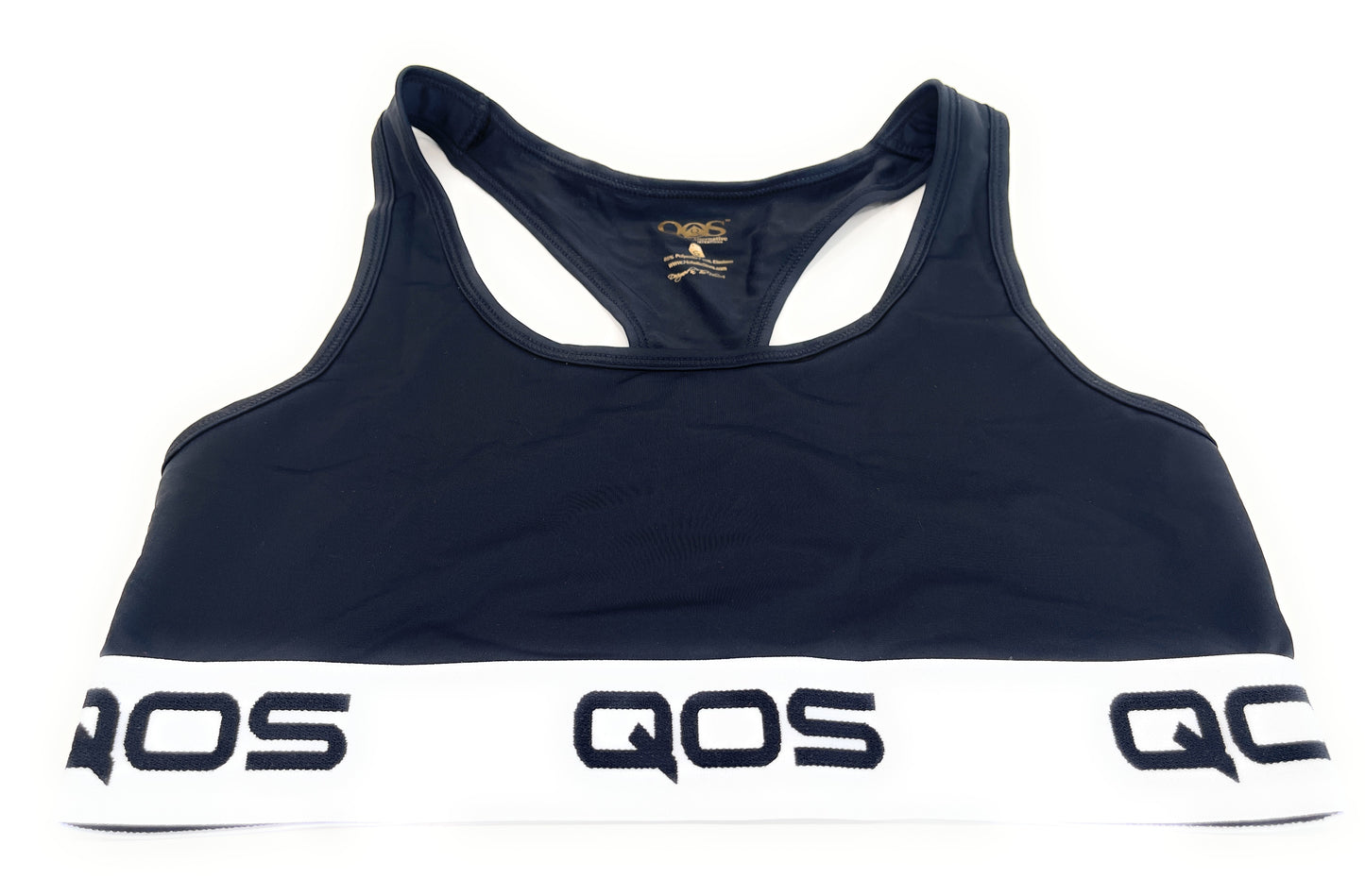 Iconic QOS White Band Sports Top